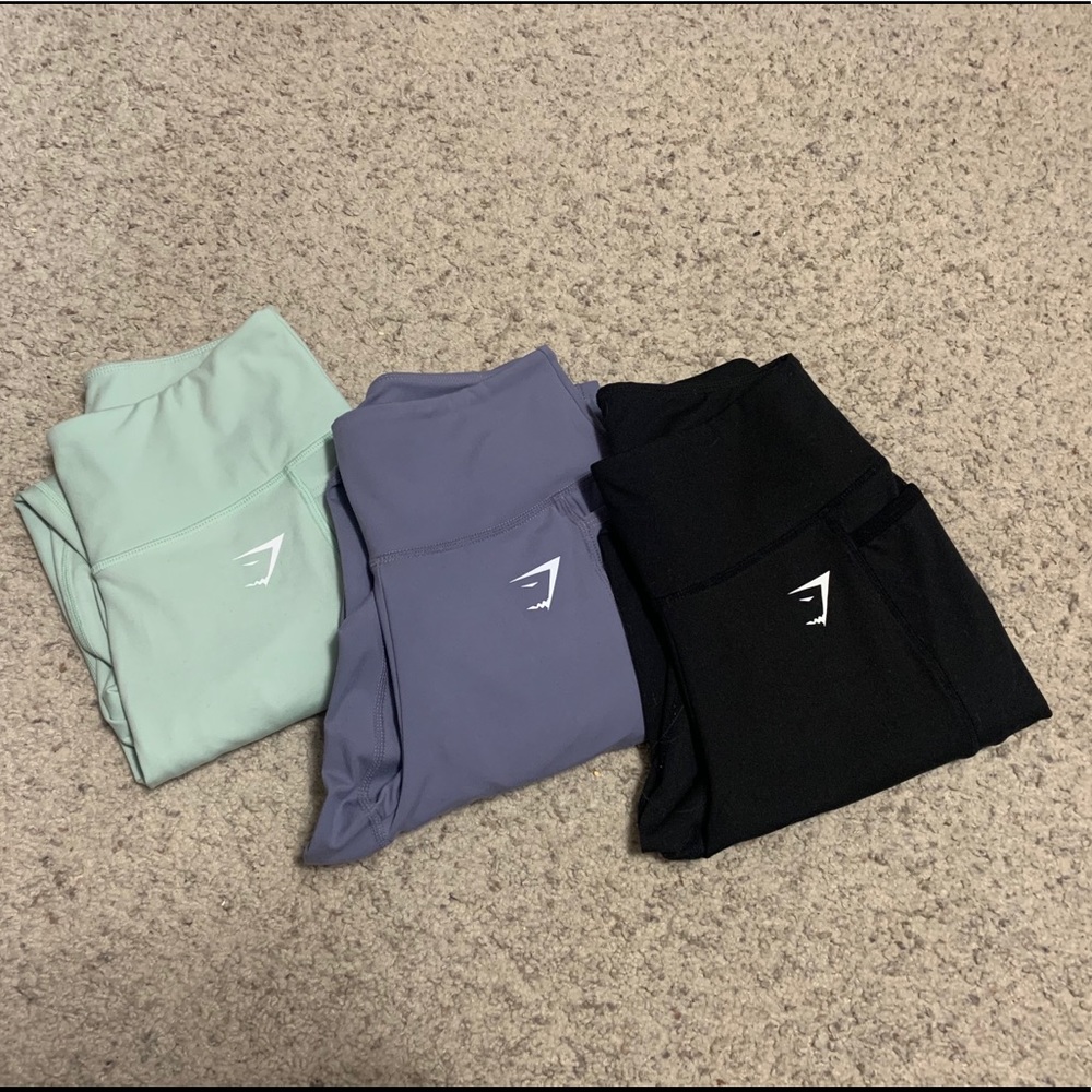 3 Gymshark HighWaisted Dreamy Leggings Bundle